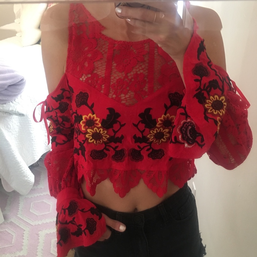 For Love & Lemons Cecelia Crop Top